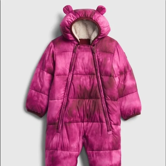GAP Jackets Coats Brand New Gap Baby Girl Snowsuit Poshmark